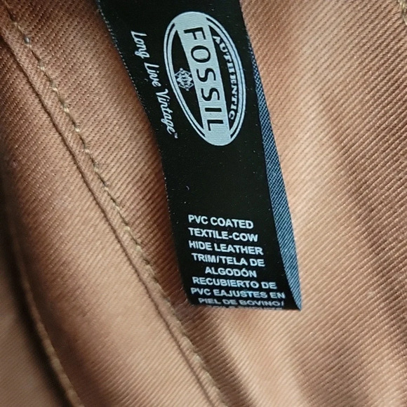 Fossil Sydney Coated Leather Geometric Print Tote - Picture 12 of 15